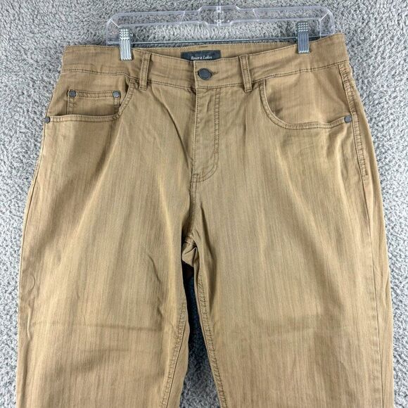 Rover & Lakes Performance Pants Mens 34 Tan Stretch Business Casual Outdoor Camp - Picture 3 of 16